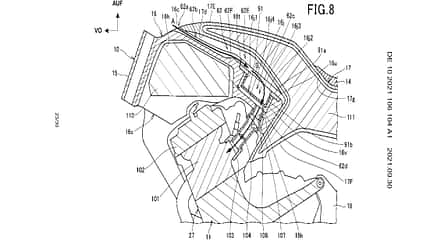 Honda Patent Rahmen, V4 Honda Patent Rahmen, V4