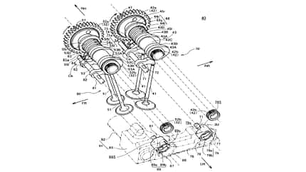 Honda Patent Rahmen, V4 Honda Patent Rahmen, V4