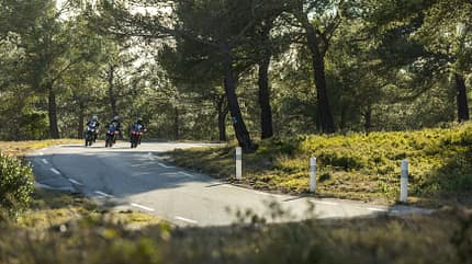 Triumph Tiger Sport 660, Kawasaki Versys 650, Yamaha Tracer 7 GT Vergleichstest