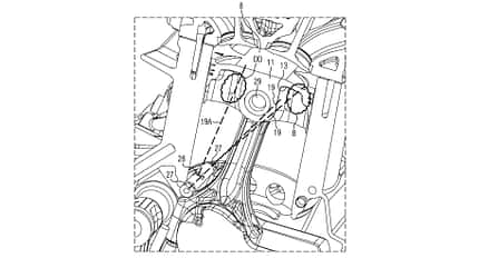 KTM Motor Patent Ölkühlung LC8c 950/990 (2023) KTM Motor Patent Ölkühlung LC8c 950/990 (2023)