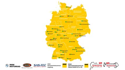 MOTORRAD Safety League 2023 Aufruf Karte Sponsoren MOTORRAD Safety League 2023