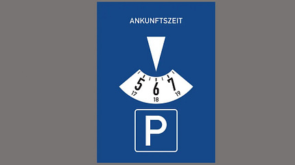Parkscheibe Parkscheibe