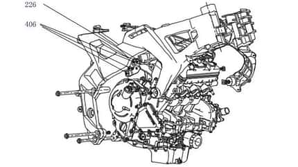 Zontes Triple Dreizylinder Patent Aluminium Rahmen