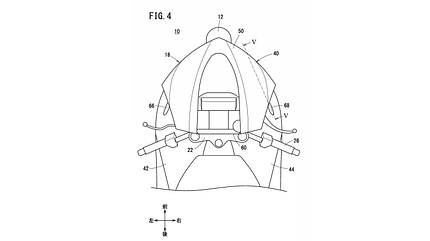 Honda-Patent Fireblade-Verkleidung