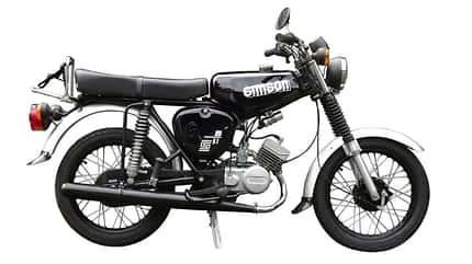 Simson S 51 Umbau Orange Monster von Tony Möckel