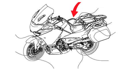 Anschnallen auf dem Motorrad, Sicherheitsgurt-Patent CFMoto