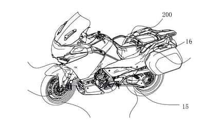 Anschnallen auf dem Motorrad, Sicherheitsgurt-Patent CFMoto