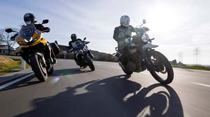 Dauertest-Motorräder Frühjahrsausfahrt