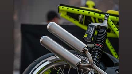 Simson S51 Zweitakt Umbau Custombike Holy Bastard von Tony Möckel