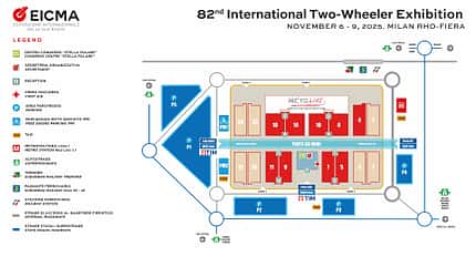 Hallenplan EICMA 2025 Hallenplan EICMA 2025