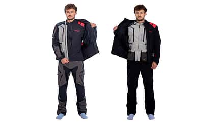 Motorrad-Textilkombis mit wasserdichter Membran Test