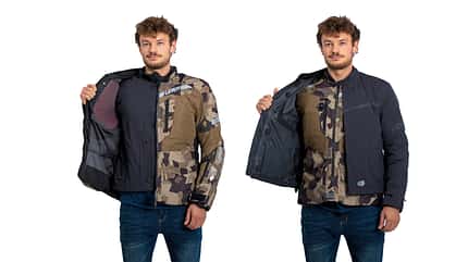 Motorrad-Textilkombis mit wasserdichter Membran Test