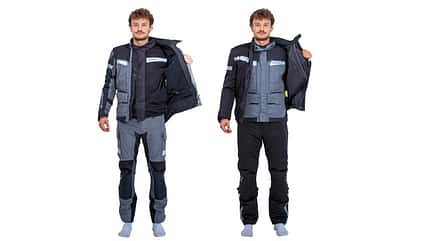 Motorrad-Textilkombis mit wasserdichter Membran Test