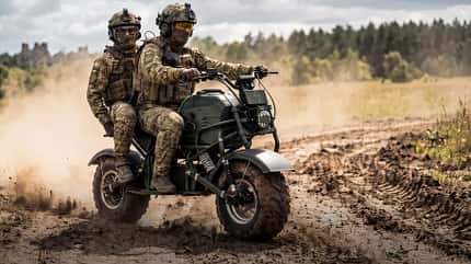 MUL_E Ukraine Militär-Motorrad MUL_E Ukraine Militär-Motorrad