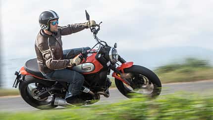 Erste Ausfahrt mit der neuen Scrambler