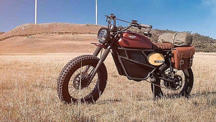 Elektro-Scrambler im Retro-Look