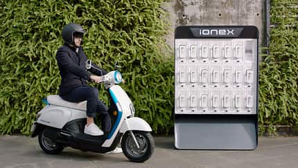 E-Roller mit Batterie-Tauschsystem