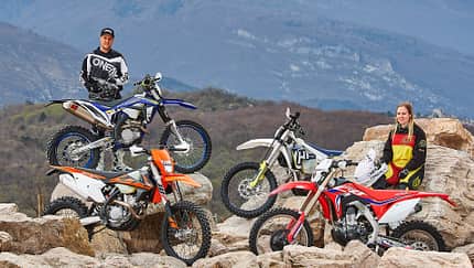 Vier Bikes, ein Sieger