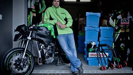 Und so sahen die Vorbereitungen vom PS-Racer aus