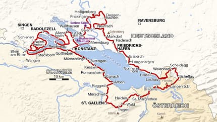 Die 10 besten Strecken im Süden