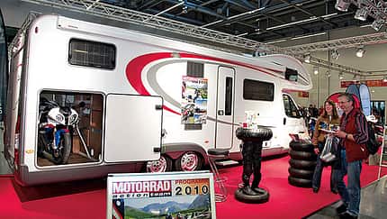 Wohnmobile und Transportalternativen für Biker