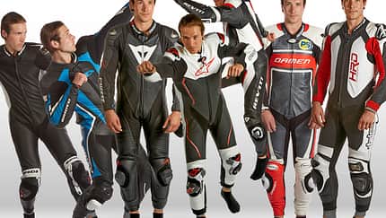 Sieben sportliche Motorradkombis