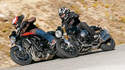 Duell der Retro-Bikes
