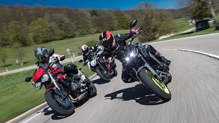 Fünf aktuelle Bikes, ein Sieger