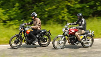 Einzylinder-Retro-Scrambler