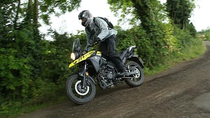 Erste Fahrt mit der kleinen Reiseenduro