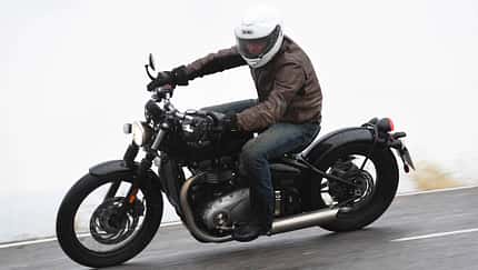 Erste Probefahrt mit dem Retro-Bike