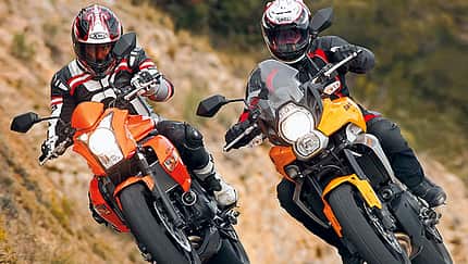 Kawasaki ER-6n gegen Versys