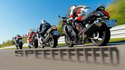 Die schnellsten Motorräder im Test