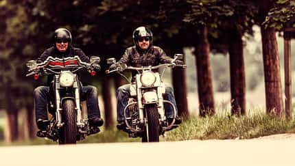 Retro-Feeling auf der Harley Softail Slim