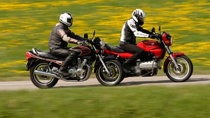 Klassik-Naked-Bikes auf Tour