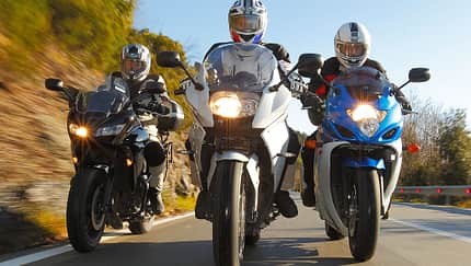 BMW F 800 GT gegen Honda CBF 1000 und Suzuki GSX 650 F