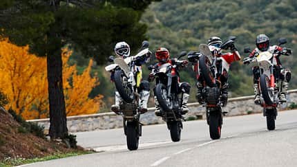 Einzylinder-Supermotos im Vergleich