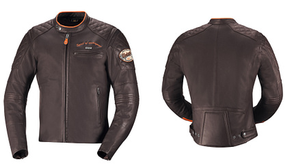 Lederjacke im Retro-Look