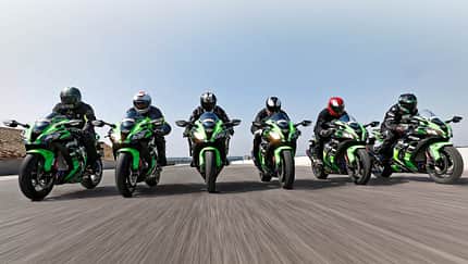 Sportreifen auf Kawasaki Ninja ZX-10R