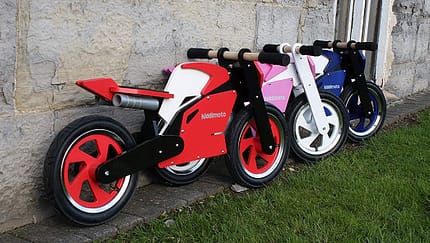 Holzbikes für den Nachwuchs