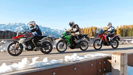 G 310 GS, CRF 250 Rally und Versys-X 300