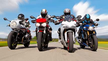 BMW, Ducati, Suzuki und Triumph