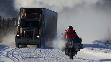 Ice Road durch Kälte und Eis