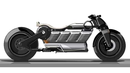 Elektro-Motorrad mit V8-Batterie