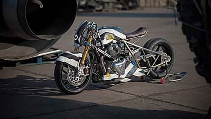650er-Twin im Dragster-Outfit