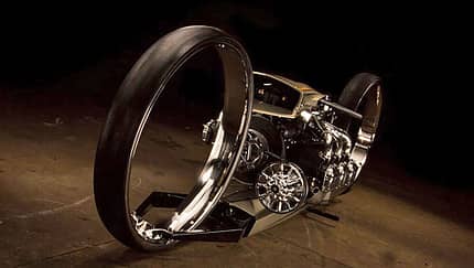 Irres Custombike mit Flugmotor