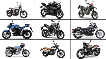 Motorräder für A1 und Klasse B (Schlüsselzahl 196)