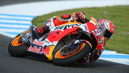 Hattrick für Marquez