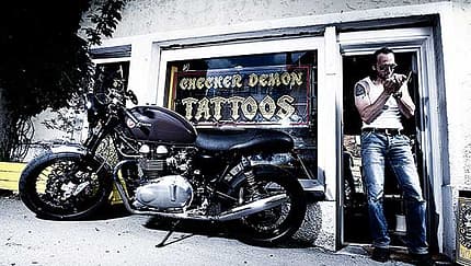 Umbau-Retro-Bike mit feinsten Teilen