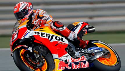 Marquez außer Kontrolle